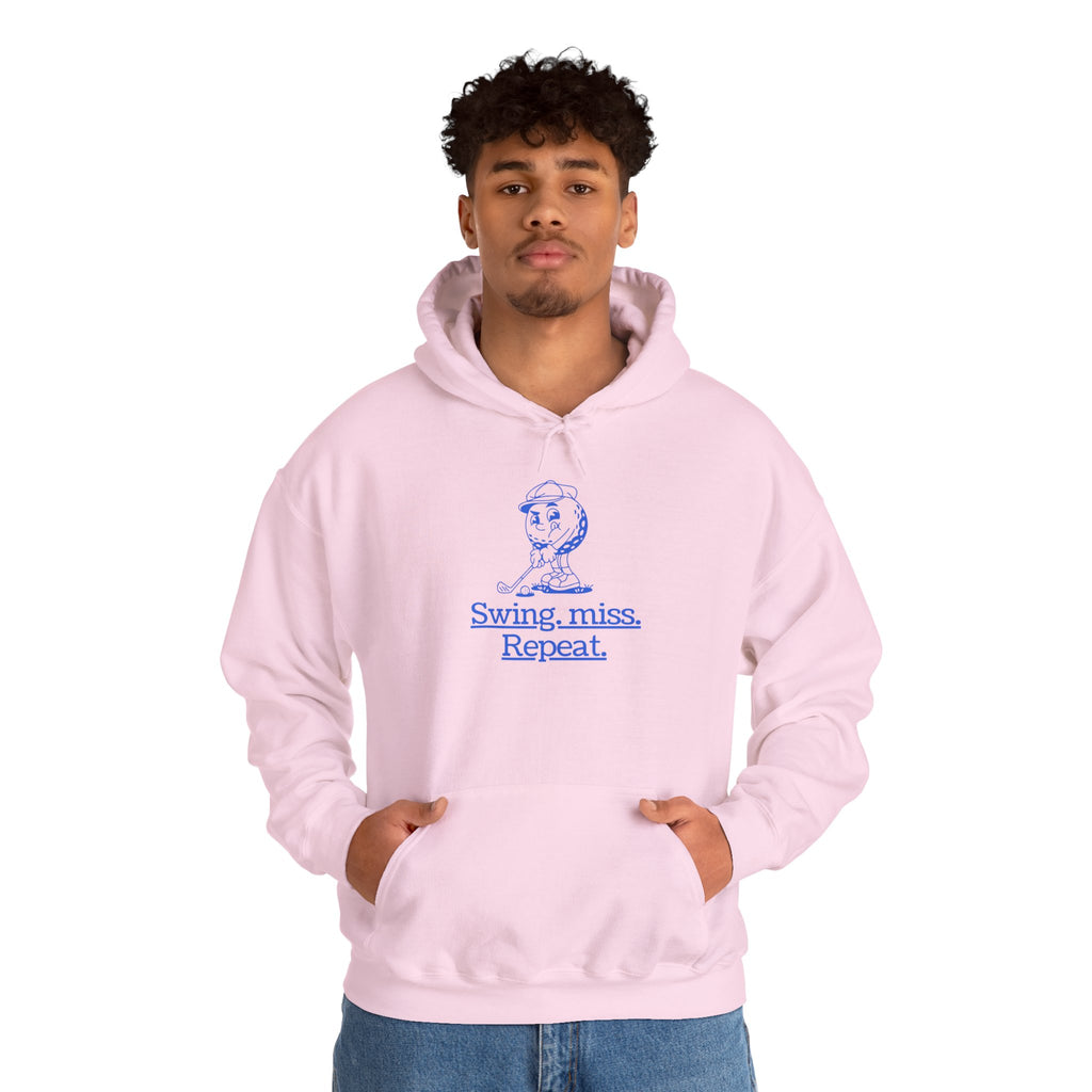 Swing, miss. Repeat.  Golf Hoodie — for all Golf lovers