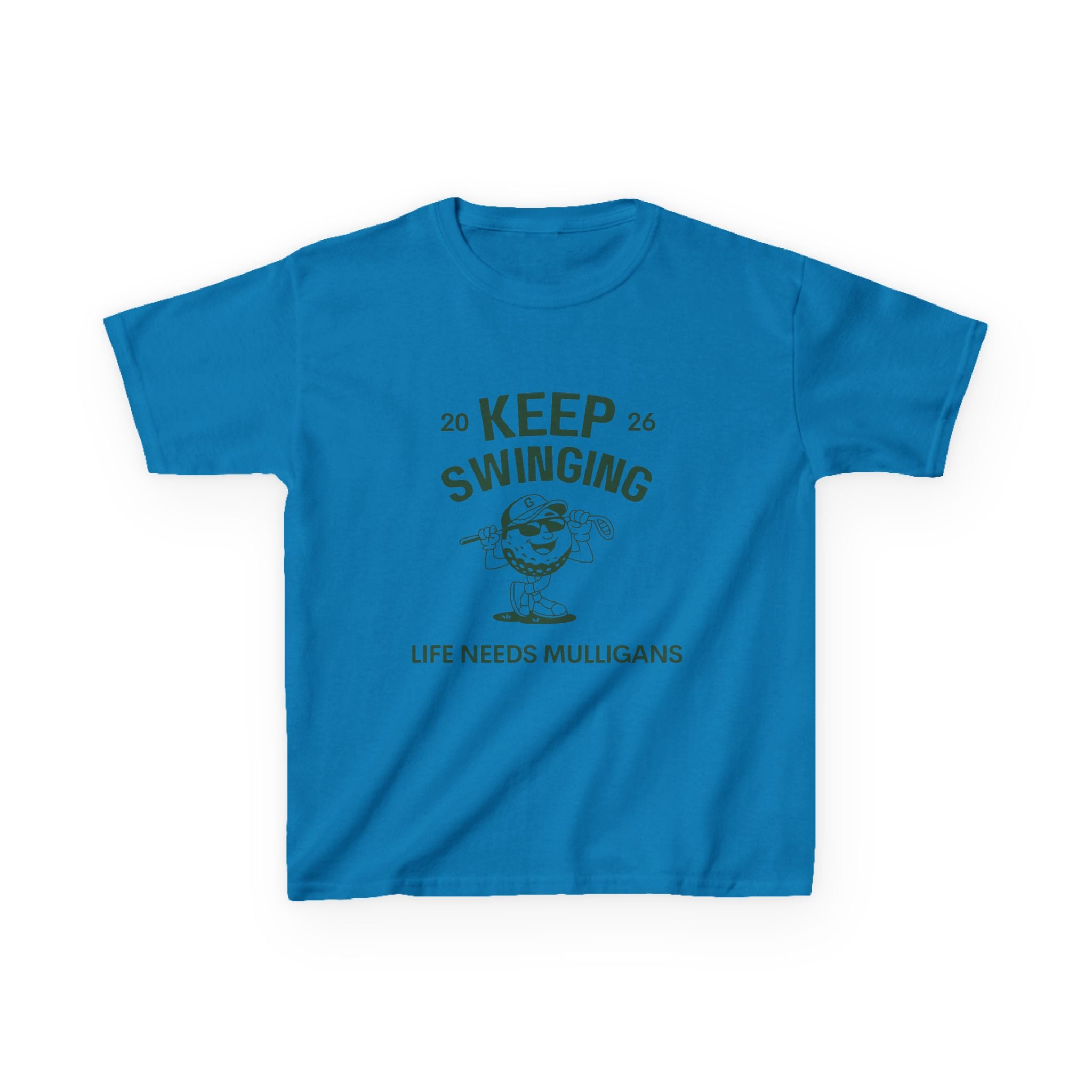 Keep Swinging" life needs mulligans - youth t shirt