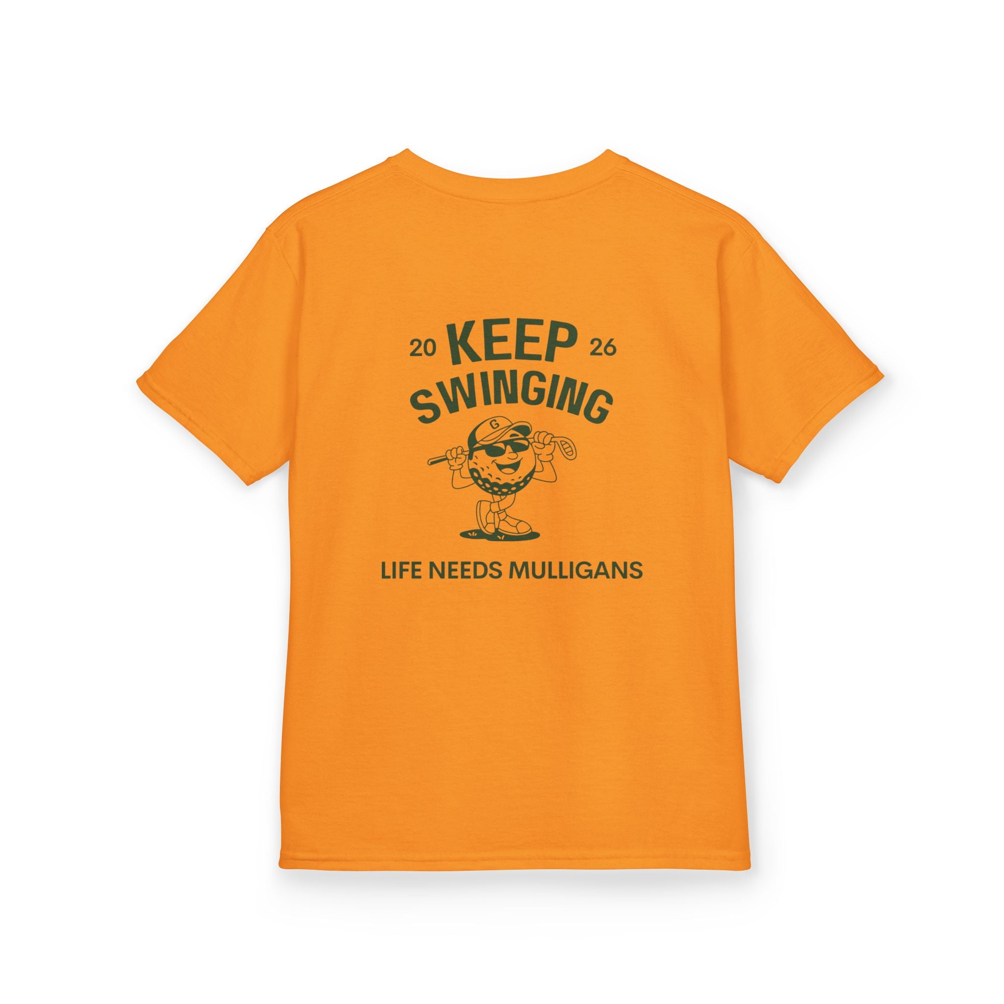 Keep Swinging" life needs mulligans - youth t shirt