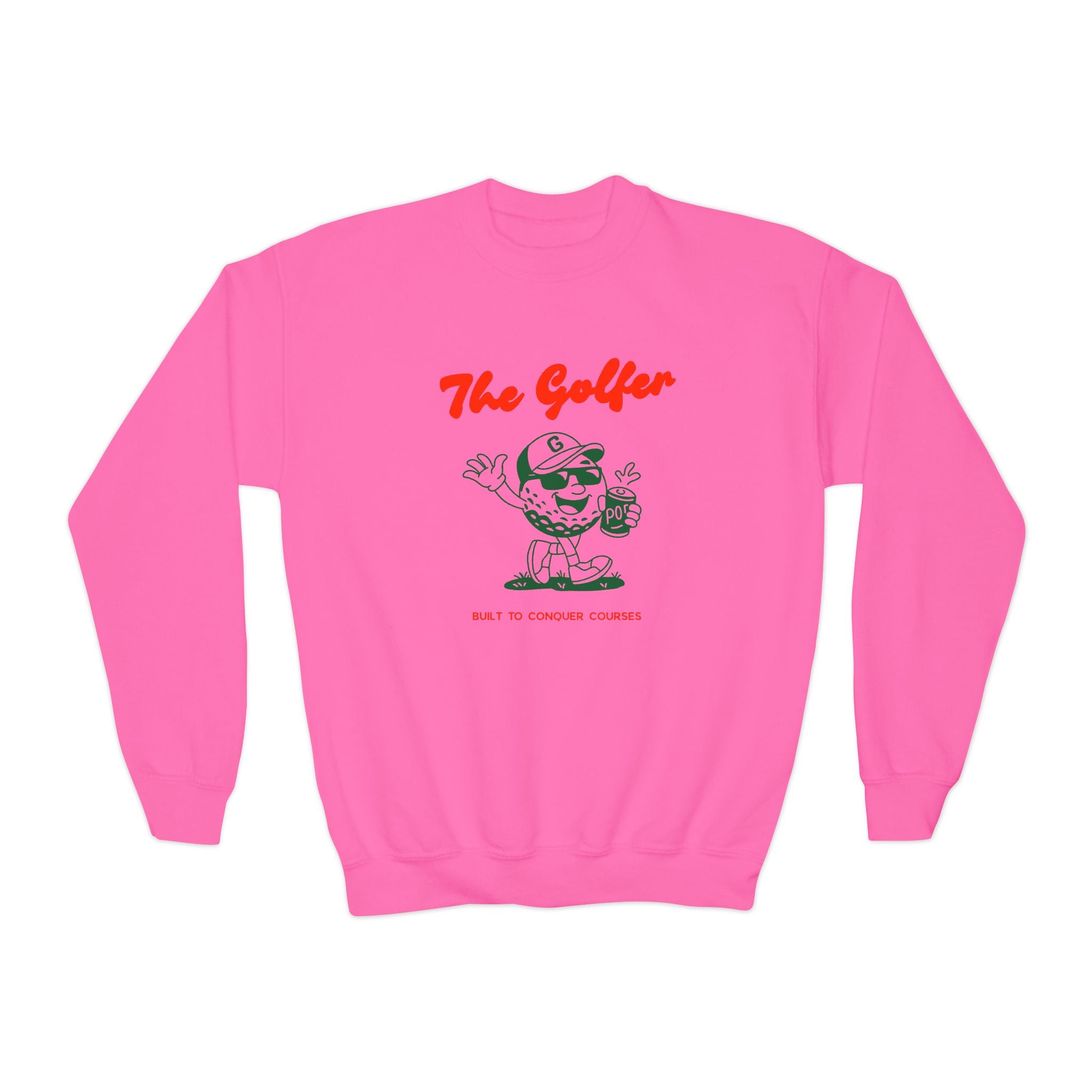 "The Golfer"  Retro Youth Sweatshirt