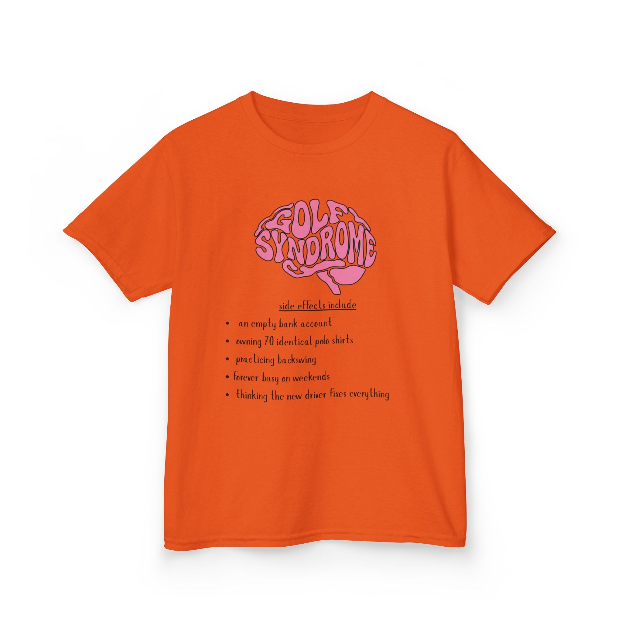 golf-aholic  kids t shirt