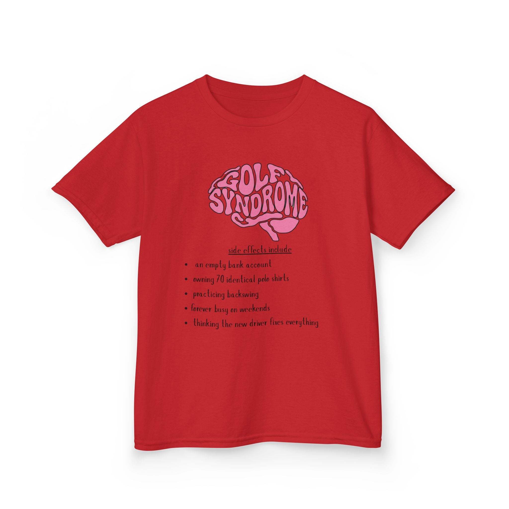 golf-aholic  kids t shirt