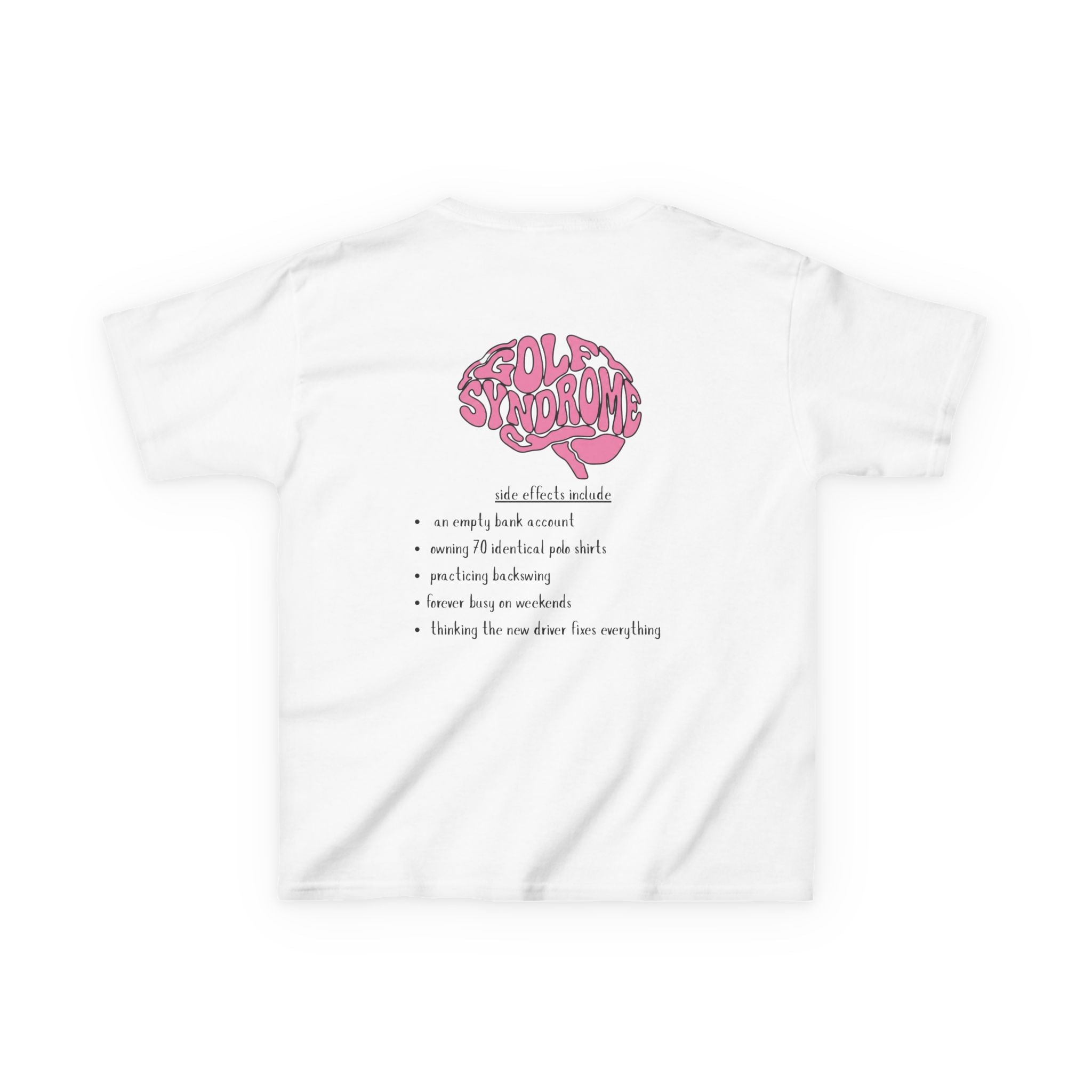 golf-aholic  kids t shirt
