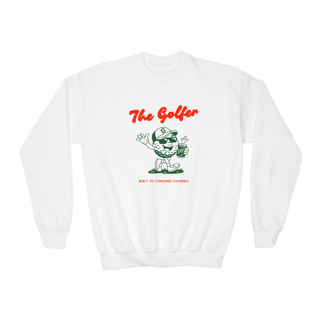 "The Golfer"  Retro Youth Sweatshirt