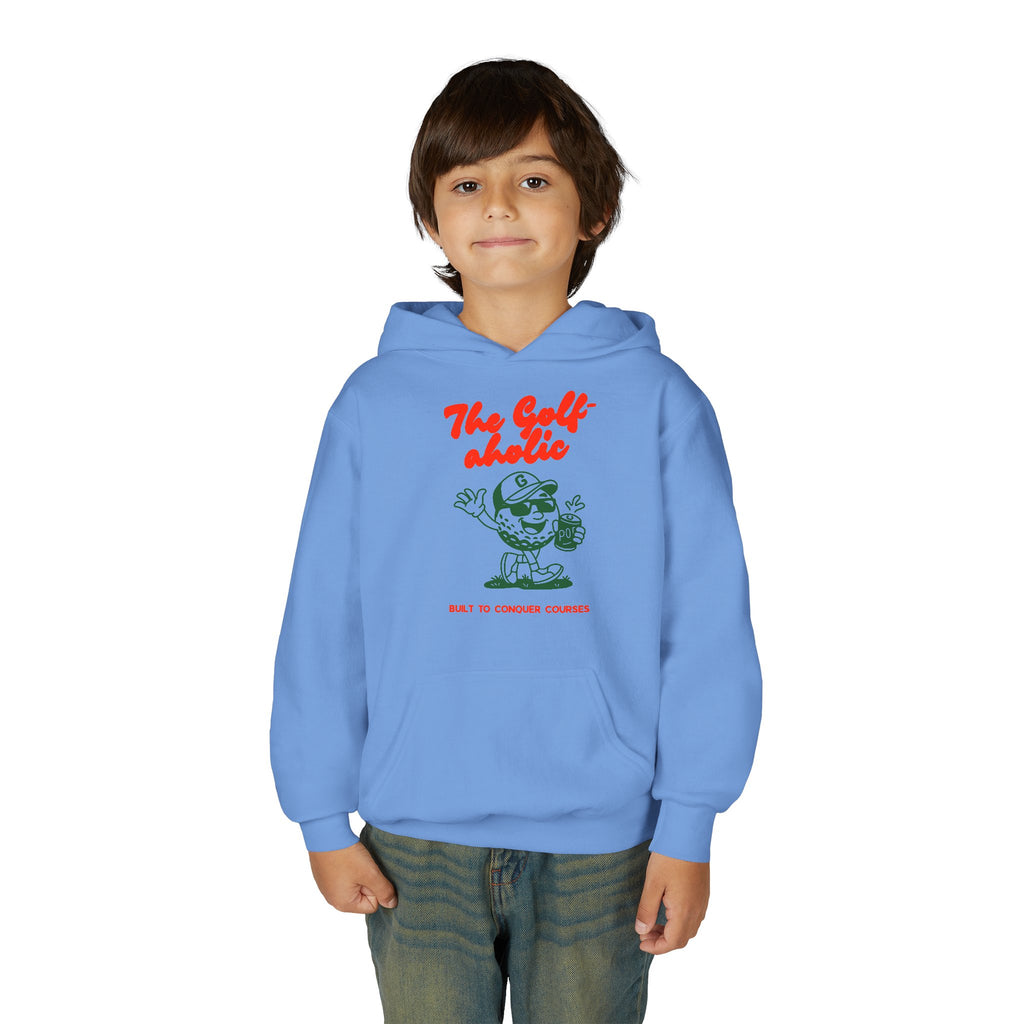 Golf-aholic Youth Hoodie – Cute Kids Sweatshirt