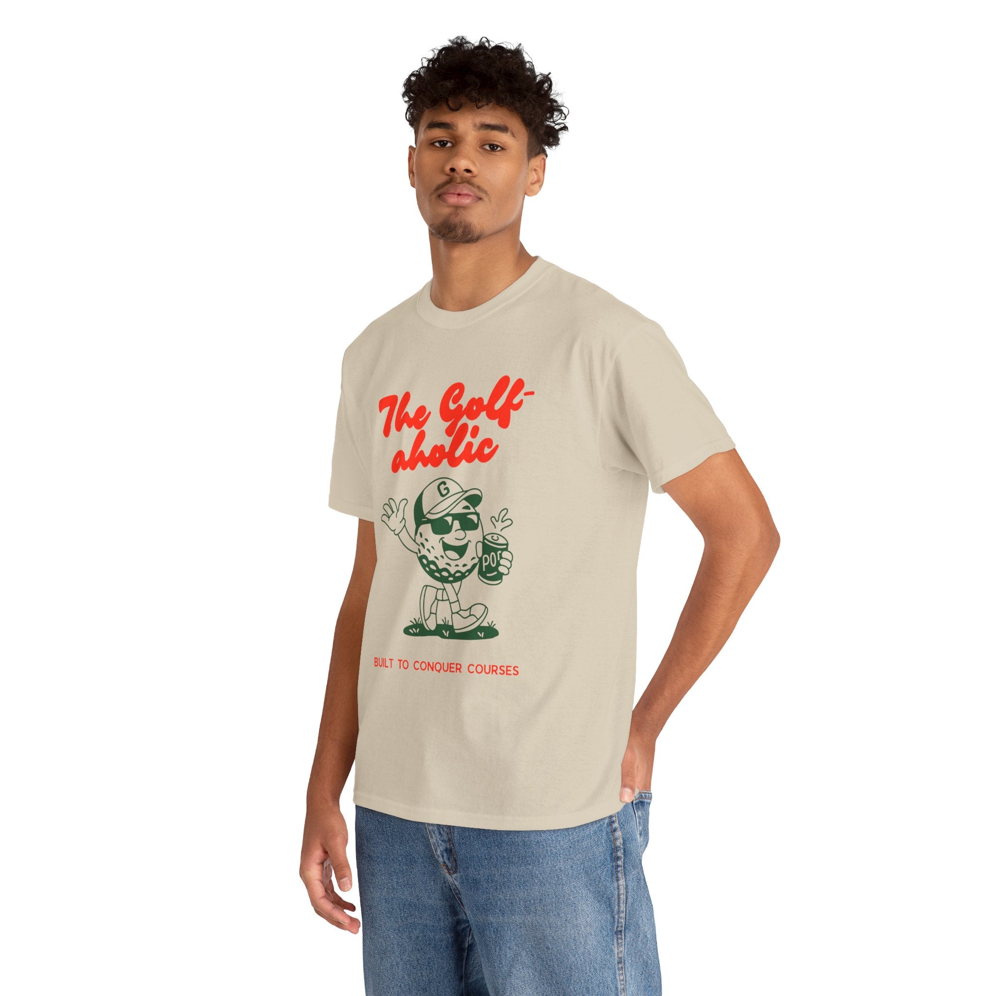 Golf-Aholic —  Mens Retro Golf T - shirt