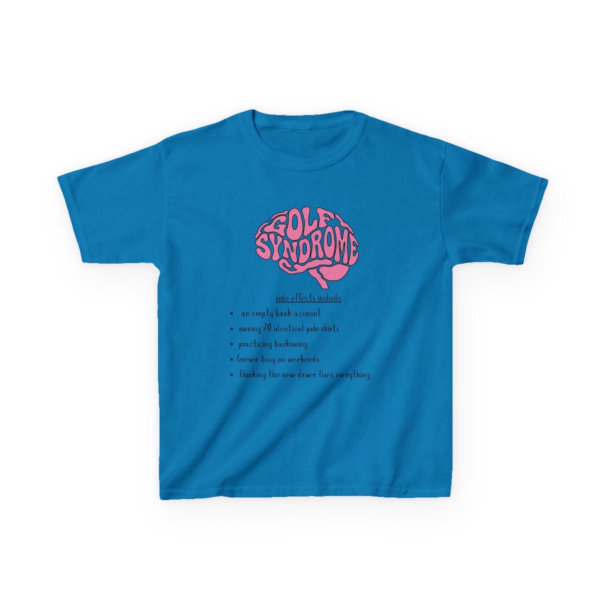 golf-aholic  kids t shirt