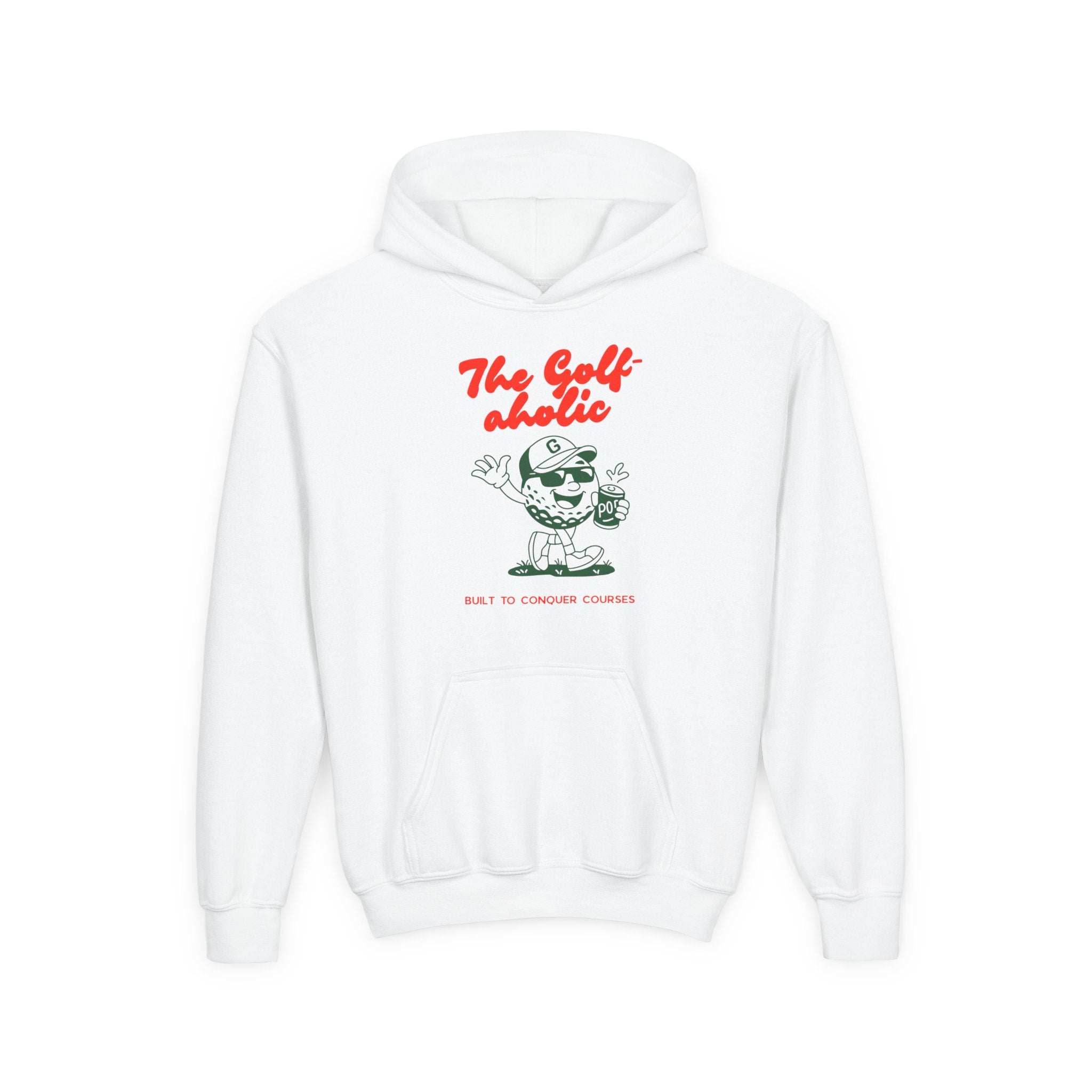 Golf-aholic Youth Hoodie – Cute Kids Sweatshirt