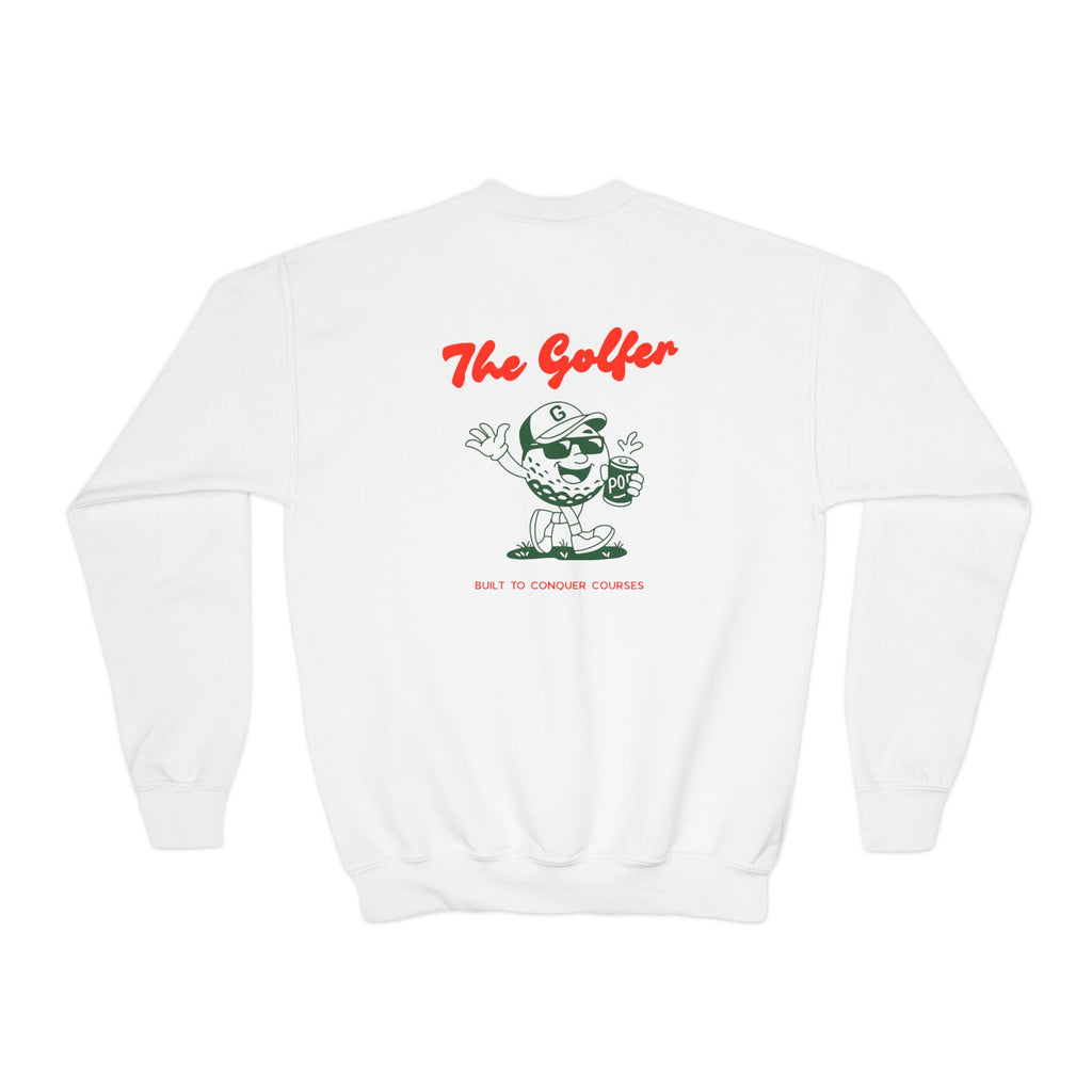 "The Golfer"  Retro Youth Sweatshirt
