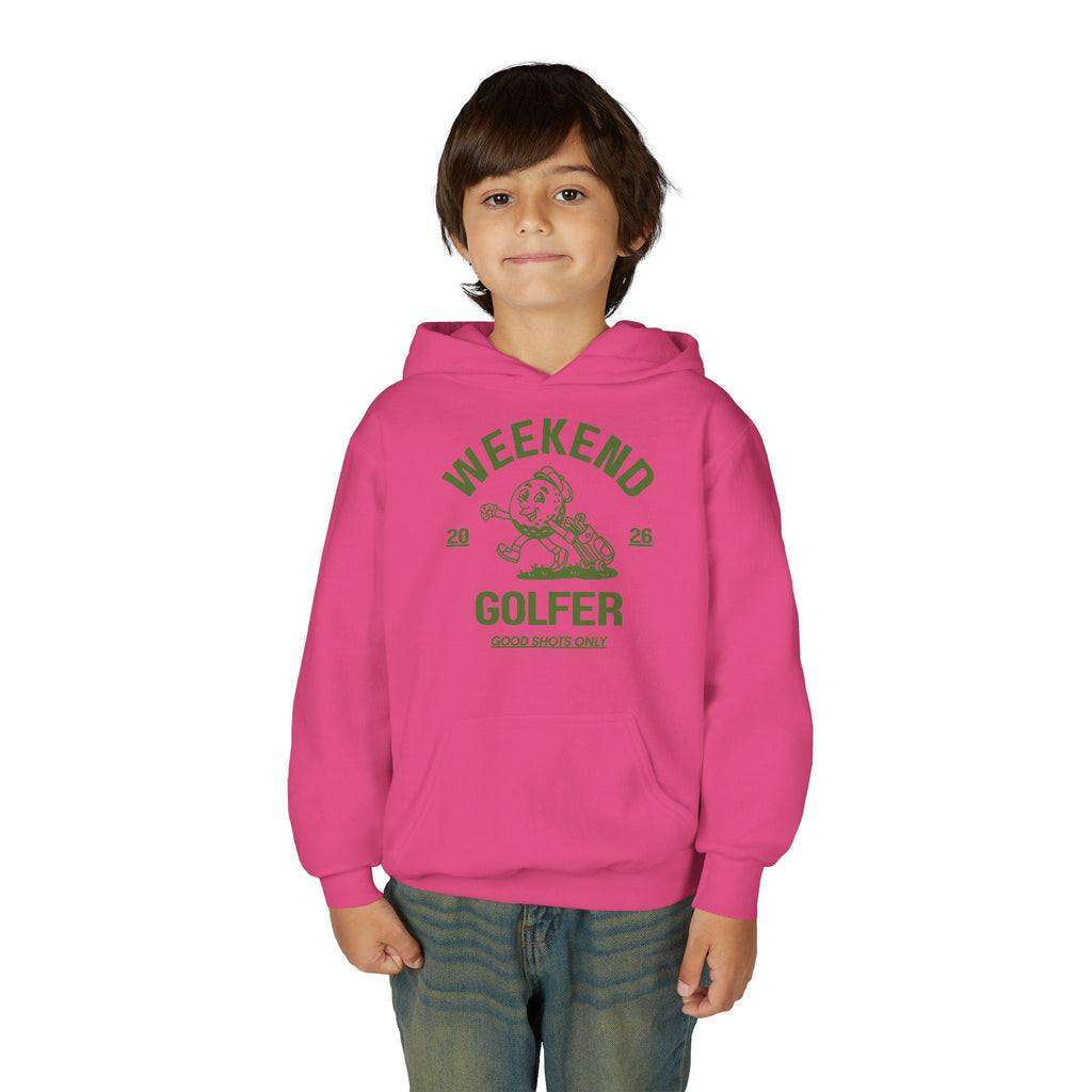Weekend Golfer Hoodie — Youth Good Shots Only
