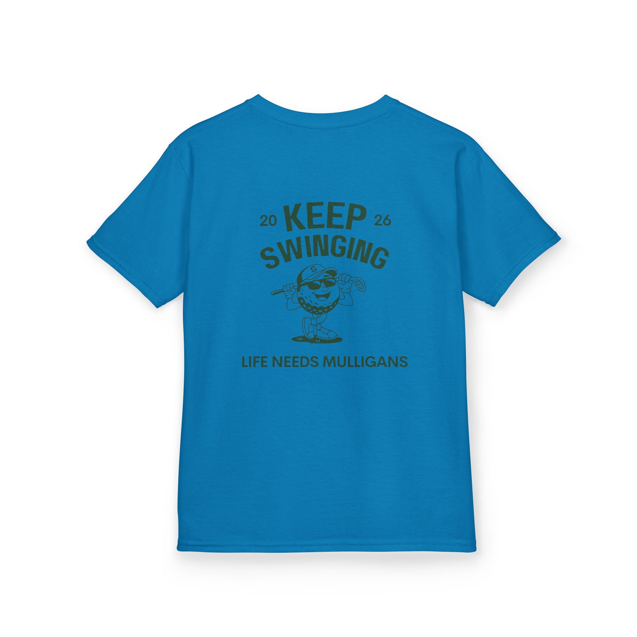 Keep Swinging" life needs mulligans - youth t shirt