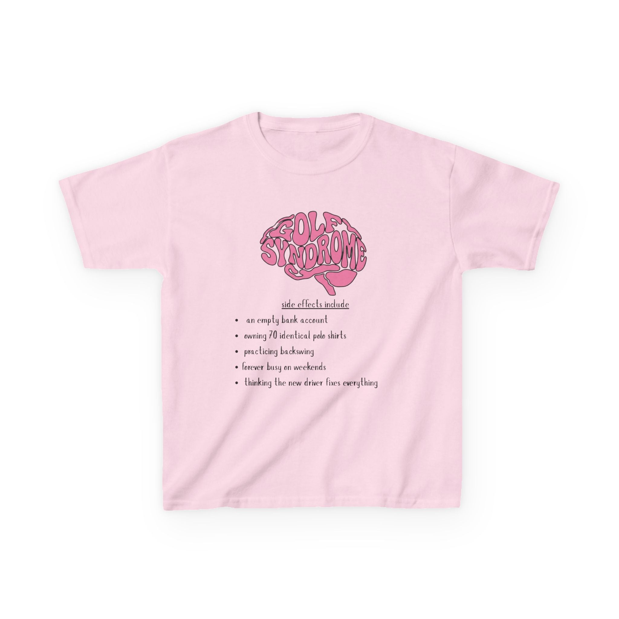golf-aholic  kids t shirt