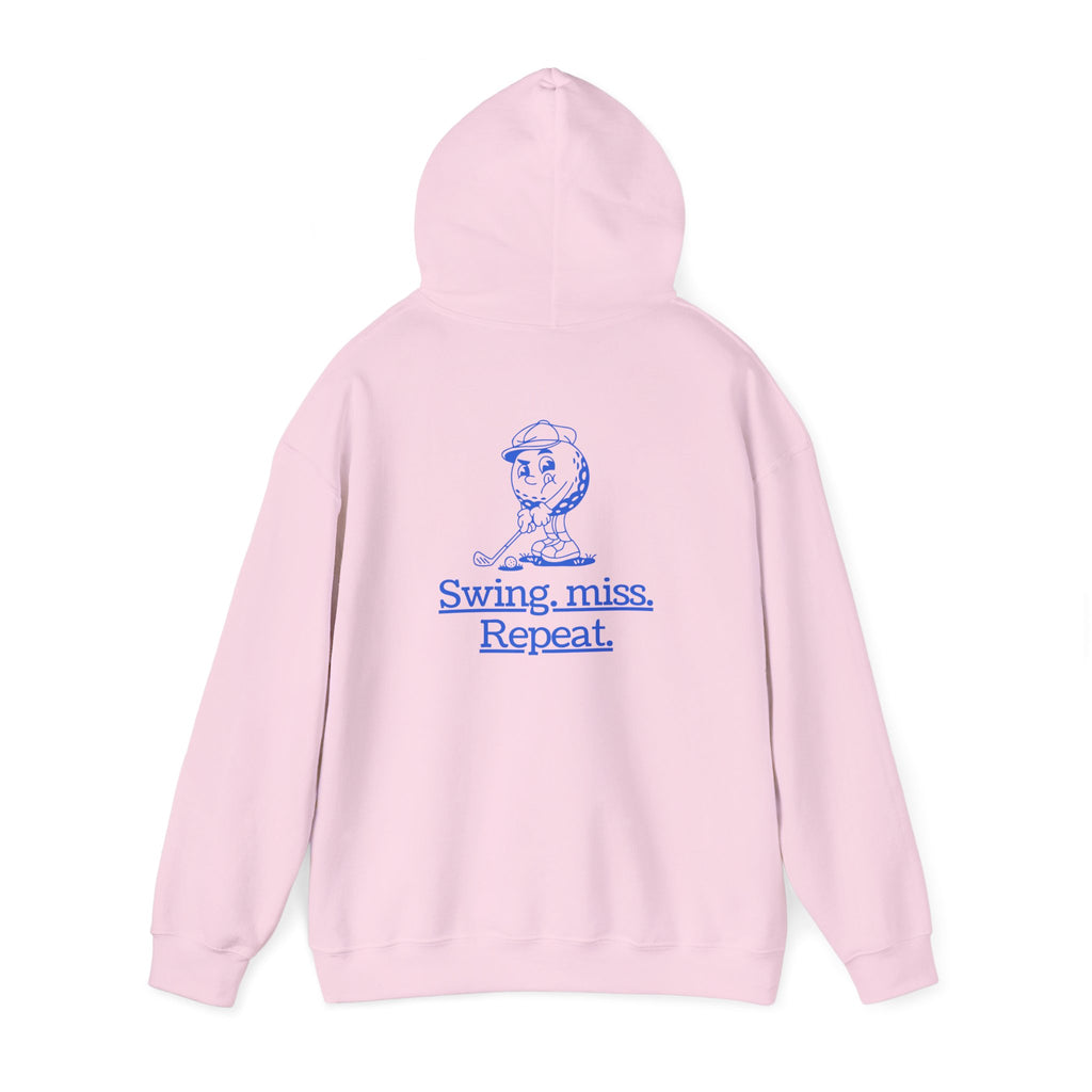 Swing, miss. Repeat.  Golf Hoodie — for all Golf lovers