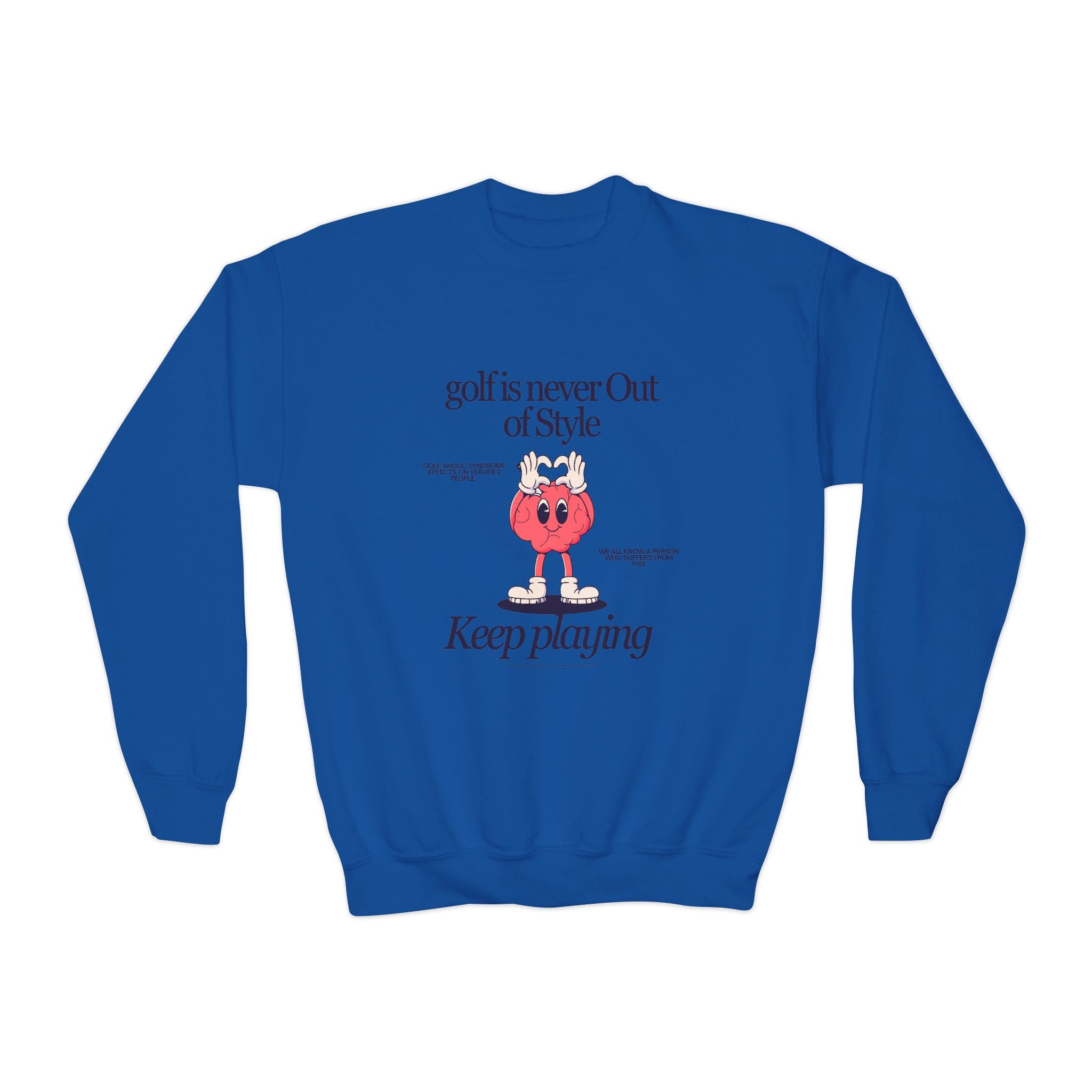 golf is never out of style youth sweatshirt